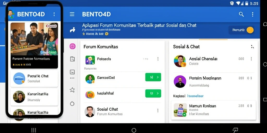 Antarmuka BENTO4D yang menarik dan fungsional.