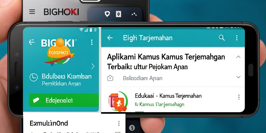 Antarmuka sederhana dan fungsi canggih dari BIGHOKI untuk terjemahan.